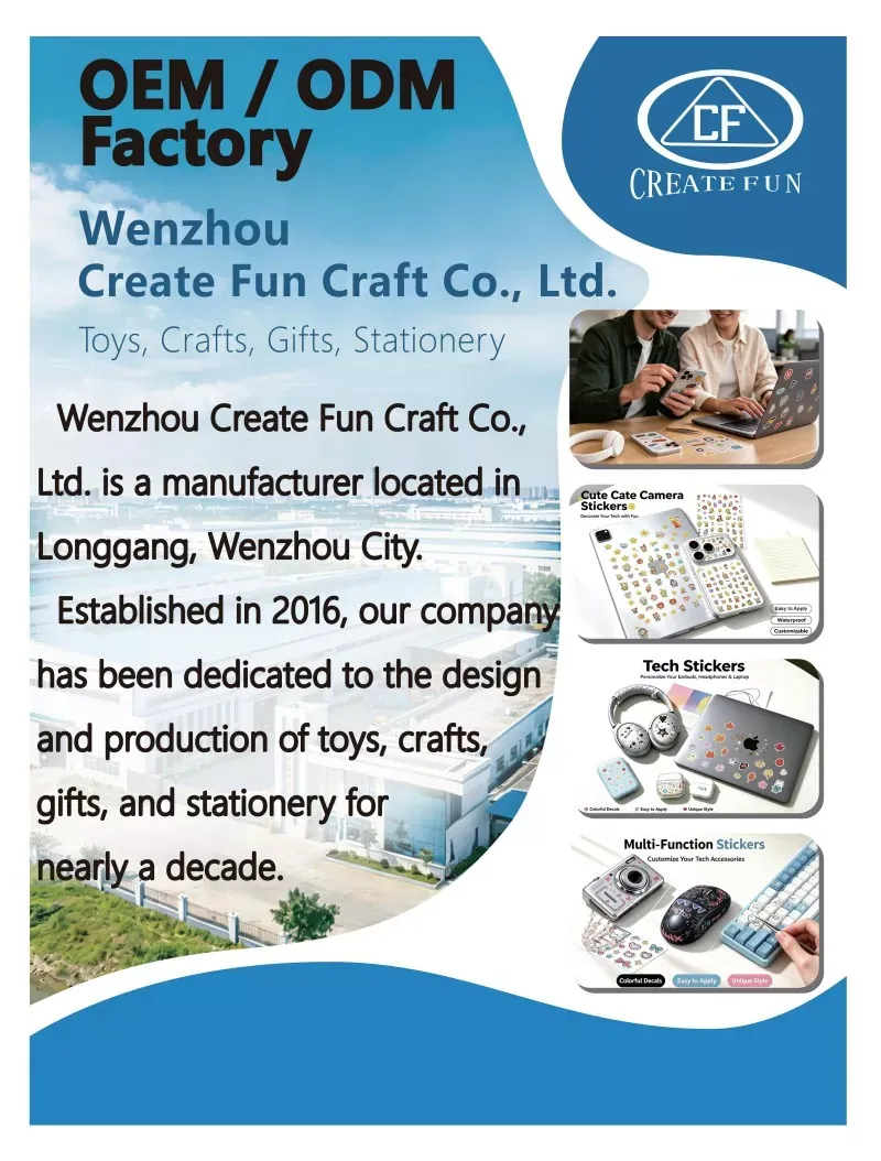 A Wenzhou Create Fun Craft Co., Ltd. ragyog a Global Expón: Egy évtizedes innováció az egyedi matricák és barkácsjátékok terén
